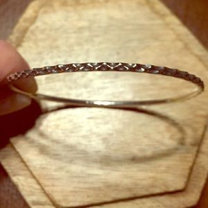 Pandora “Liquid Silver” Bangle
